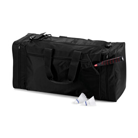 Quadra Jumbo Sports Bag, Black, One Size bedrucken, Art.-Nr. 680301010