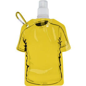 Trinkflasche ‘Soccer’ aus PP Nicolette – Gelb bedrucken, Art.-Nr. 006999999_7877