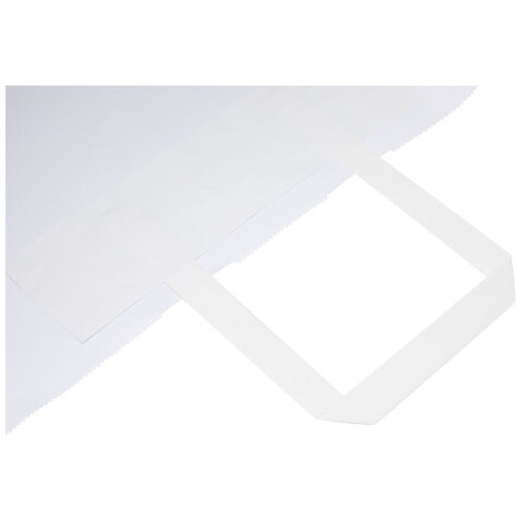 Kraftpapiertasche 90-100 g/m² mit flachen Griffen – 49,5 × 14 × 44 cm, weiss bedrucken, Art.-Nr. 1PQ00901 Kraftpapiertasche 90-100 g/m² mit flachen Griffen – 49,5 × 14 × 44 cm, weiss bedrucken, Art.-Nr. 1PQ00901