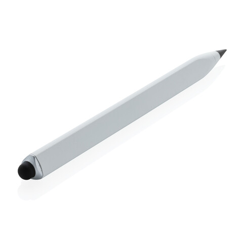 Eon Infinity Multitasking Stift aus RCS recycelt. Aluminium weiß bedrucken, Art.-Nr. P221.013 Eon Infinity Multitasking Stift aus RCS recycelt. Aluminium weiß bedrucken, Art.-Nr. P221.013
