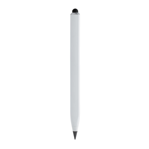 Eon Infinity Multitasking Stift aus RCS recycelt. Aluminium weiß bedrucken, Art.-Nr. P221.013 Eon Infinity Multitasking Stift aus RCS recycelt. Aluminium weiß bedrucken, Art.-Nr. P221.013