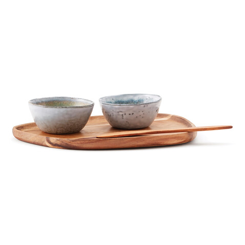 Nomimono Tapas Set beige bedrucken, Art.-Nr. 3572 Nomimono Tapas Set beige bedrucken, Art.-Nr. 3572