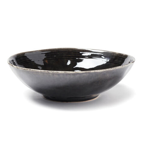 Nomimono tiefe Schale, 30cm schwarz bedrucken, Art.-Nr. 3694 Nomimono tiefe Schale, 30cm schwarz bedrucken, Art.-Nr. 3694