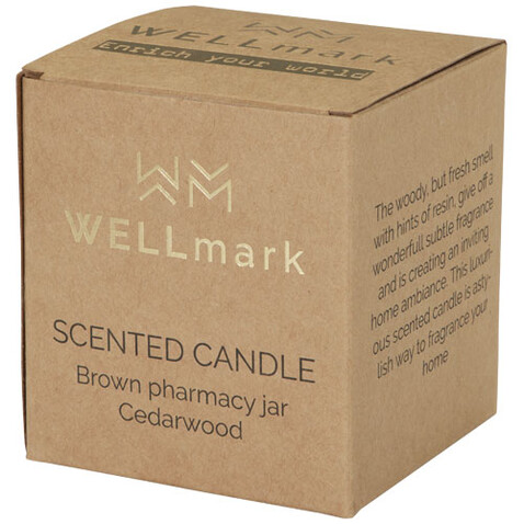 Wellmark Let's Get Cozy Duftkerze mit Zedernholzduft, 650 g, amber heather bedrucken, Art.-Nr. 11324011 Wellmark Let's Get Cozy Duftkerze mit Zedernholzduft, 650 g, amber heather bedrucken, Art.-Nr. 11324011