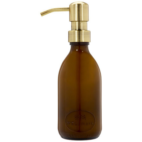 Wellmark Soft Hands Handlotion-Spender, 250 ml, amber heather bedrucken, Art.-Nr. 12630911 Wellmark Soft Hands Handlotion-Spender, 250 ml, amber heather bedrucken, Art.-Nr. 12630911