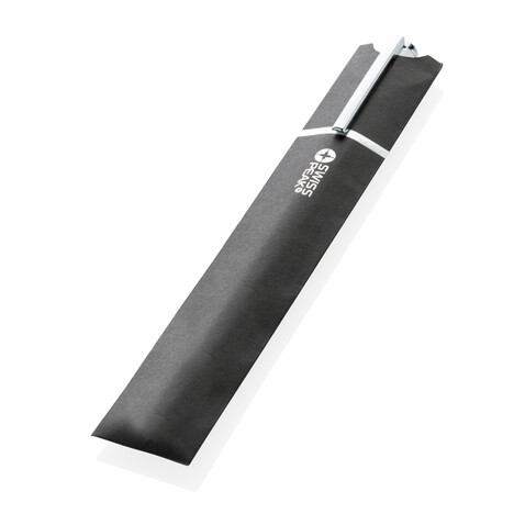 Swiss Peak Cedar Stift aus RCS recyceltem Aluminium silber bedrucken, Art.-Nr. P611.152