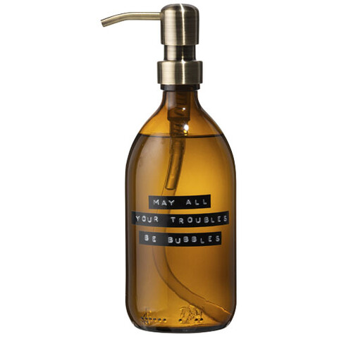 Wellmark Bubbles Seifenspender, 500 ml, amber heather bedrucken, Art.-Nr. 12631011 Wellmark Bubbles Seifenspender, 500 ml, amber heather bedrucken, Art.-Nr. 12631011