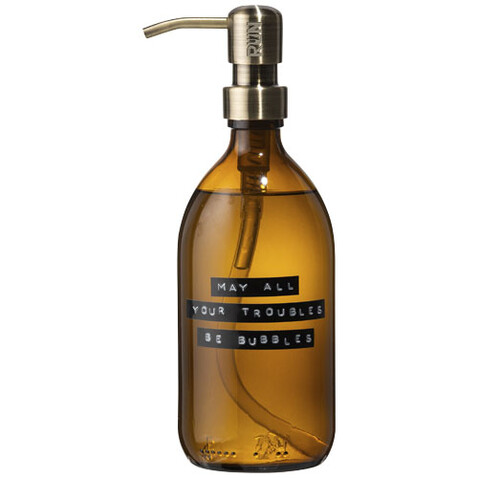 Wellmark Bubbles Seifenspender, 500 ml, amber heather bedrucken, Art.-Nr. 12631011 Wellmark Bubbles Seifenspender, 500 ml, amber heather bedrucken, Art.-Nr. 12631011