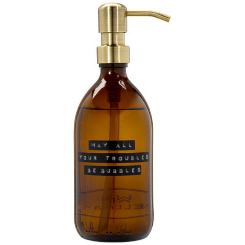 Wellmark Bubbles Seifenspender, 500 ml, amber heather bedrucken, Art.-Nr. 12631011 Wellmark Bubbles Seifenspender, 500 ml, amber heather bedrucken, Art.-Nr. 12631011