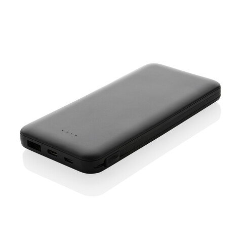 Lockhart 10.000mAh Powerbank aus RCS Kunststoff schwarz bedrucken, Art.-Nr. P322.431 Lockhart 10.000mAh Powerbank aus RCS Kunststoff schwarz bedrucken, Art.-Nr. P322.431