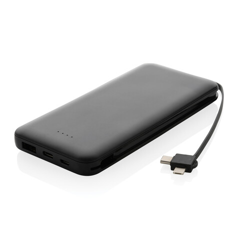 Lockhart 10.000mAh Powerbank aus RCS Kunststoff schwarz bedrucken, Art.-Nr. P322.431 Lockhart 10.000mAh Powerbank aus RCS Kunststoff schwarz bedrucken, Art.-Nr. P322.431