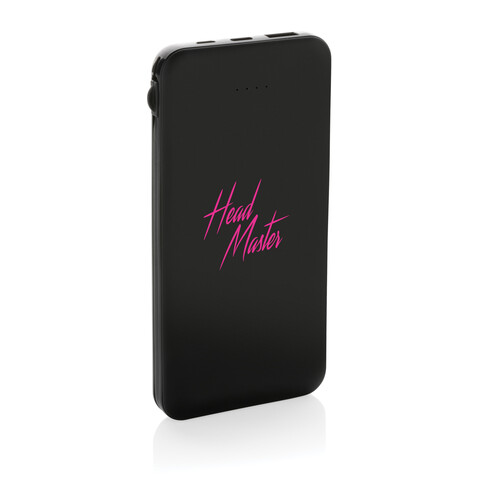 Lockhart 10.000mAh Powerbank aus RCS Kunststoff schwarz bedrucken, Art.-Nr. P322.431 Lockhart 10.000mAh Powerbank aus RCS Kunststoff schwarz bedrucken, Art.-Nr. P322.431