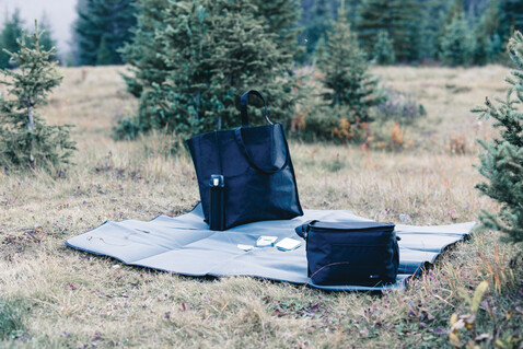 Impact AWARE™ RPET Picknickdecke anthrazit bedrucken, Art.-Nr. P459.072 Impact AWARE™ RPET Picknickdecke anthrazit bedrucken, Art.-Nr. P459.072