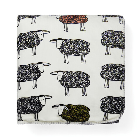 VINGA Sheep Decke aus GRS recyceltem PET weiß bedrucken, Art.-Nr. 453100 VINGA Sheep Decke aus GRS recyceltem PET weiß bedrucken, Art.-Nr. 453100