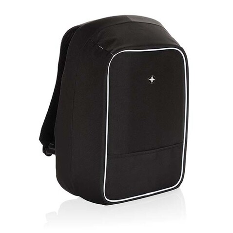Swiss Peak 15,6" Anti-Diebstahl Laptop-Rucksack schwarz bedrucken, Art.-Nr. P763.091 Swiss Peak 15,6" Anti-Diebstahl Laptop-Rucksack schwarz bedrucken, Art.-Nr. P763.091