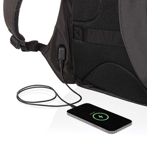 Swiss Peak 15,6" Anti-Diebstahl Laptop-Rucksack schwarz bedrucken, Art.-Nr. P763.091 Swiss Peak 15,6" Anti-Diebstahl Laptop-Rucksack schwarz bedrucken, Art.-Nr. P763.091