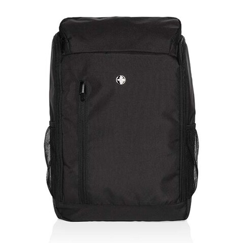 Swiss Peak AWARE™ Easy Access 15.6" Laptop-Rucksack schwarz bedrucken, Art.-Nr. P763.111 Swiss Peak AWARE™ Easy Access 15.6" Laptop-Rucksack schwarz bedrucken, Art.-Nr. P763.111