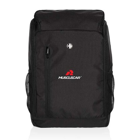 Swiss Peak AWARE™ Easy Access 15.6" Laptop-Rucksack schwarz bedrucken, Art.-Nr. P763.111 Swiss Peak AWARE™ Easy Access 15.6" Laptop-Rucksack schwarz bedrucken, Art.-Nr. P763.111