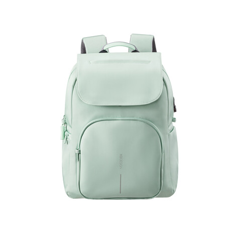Soft Daypack Minze, grau bedrucken, Art.-Nr. P705.987