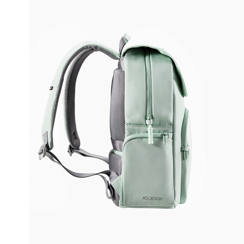Soft Daypack Minze, grau bedrucken, Art.-Nr. P705.987