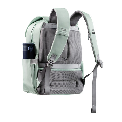 Soft Daypack Minze, grau bedrucken, Art.-Nr. P705.987