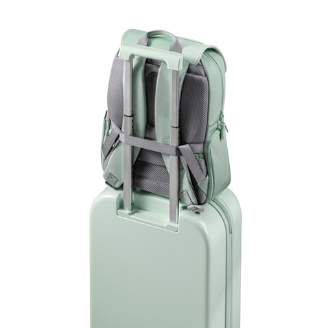 Soft Daypack Minze, grau bedrucken, Art.-Nr. P705.987
