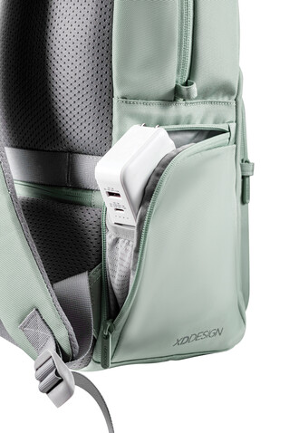 Soft Daypack Minze, grau bedrucken, Art.-Nr. P705.987