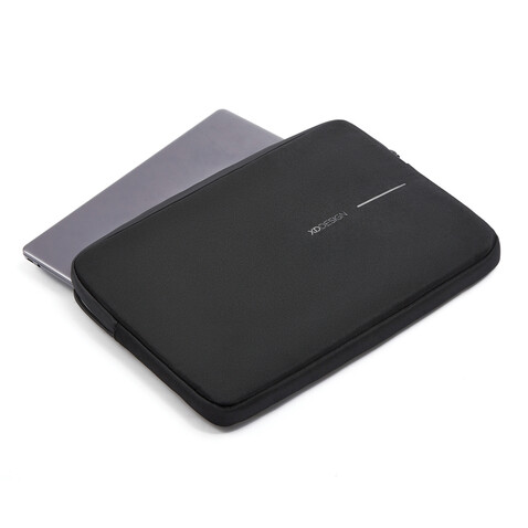 XD Design 14" Laptop Sleeve schwarz, grau bedrucken, Art.-Nr. P706.201