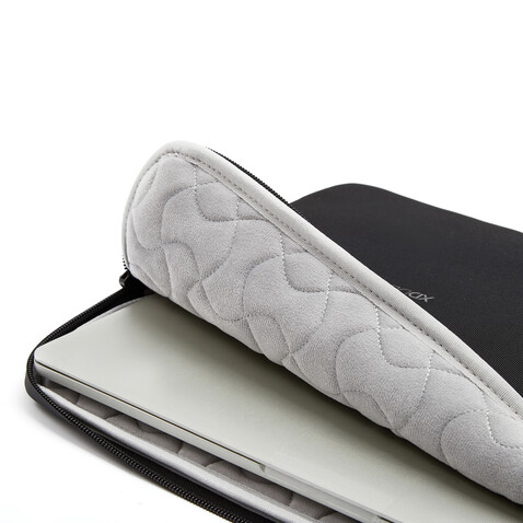 XD Design 14" Laptop Sleeve schwarz, grau bedrucken, Art.-Nr. P706.201