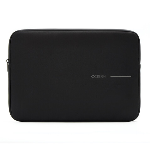 XD Design 16" Laptop Sleeve schwarz, grau bedrucken, Art.-Nr. P706.211