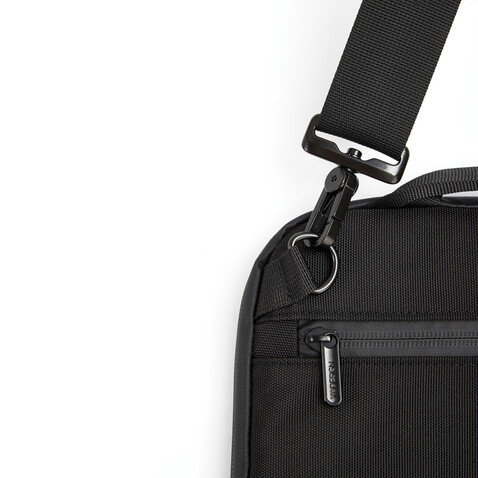 XD Design 16" Laptop Tasche schwarz, grau bedrucken, Art.-Nr. P706.231