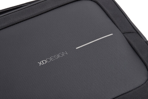 XD Design 16" Laptop Tasche schwarz, grau bedrucken, Art.-Nr. P706.231