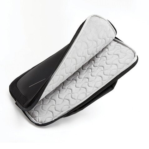 XD Design 16" Laptop Tasche schwarz, grau bedrucken, Art.-Nr. P706.231