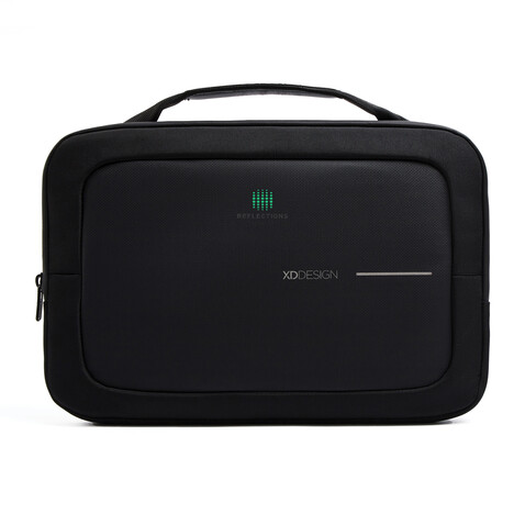 XD Design 16" Laptop Tasche schwarz, grau bedrucken, Art.-Nr. P706.231