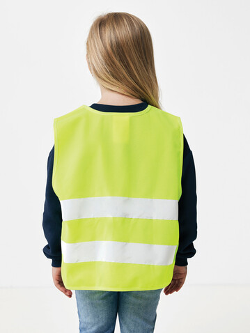 Sicherheitsweste aus GRS recyceltem PET 3-6 Jahre gelb bedrucken, Art.-Nr. P239.756 Sicherheitsweste aus GRS recyceltem PET 3-6 Jahre gelb bedrucken, Art.-Nr. P239.756