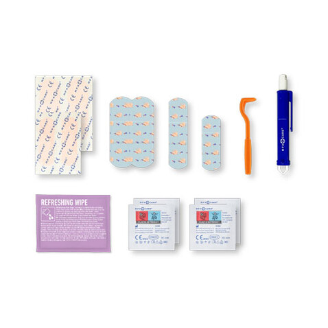 MyKit Zecken Set, weiss bedrucken, Art.-Nr. 1Z251601
