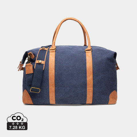 VINGA Bosler Seesack aus RCS recyceltem Canvas navy blau bedrucken, Art.-Nr. 522221 VINGA Bosler Seesack aus RCS recyceltem Canvas navy blau bedrucken, Art.-Nr. 522221