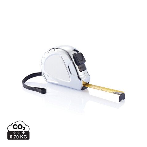 3m/16mm Auto-Stopp Maßband Ergonomic silber, schwarz bedrucken, Art.-Nr. P112.032 3m/16mm Auto-Stopp Maßband Ergonomic silber, schwarz bedrucken, Art.-Nr. P112.032