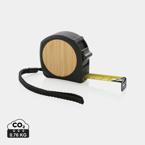 5m/19mm Maßband aus RCS recycelt. Kunststoff & Bambus schwarz bedrucken, Art.-Nr. P112.191 5m/19mm Maßband aus RCS recycelt. Kunststoff & Bambus schwarz bedrucken, Art.-Nr. P112.191