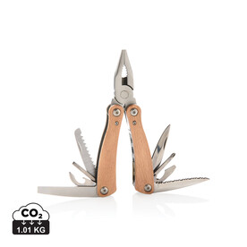 Holz Multitool braun bedrucken, Art.-Nr. P221.369
