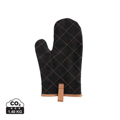Deluxe Canvas Ofenhandschuh schwarz bedrucken, Art.-Nr. P262.831 Deluxe Canvas Ofenhandschuh schwarz bedrucken, Art.-Nr. P262.831
