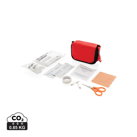 Erste Hilfe Set in Tasche rot bedrucken, Art.-Nr. P265.310 Erste Hilfe Set in Tasche rot bedrucken, Art.-Nr. P265.310