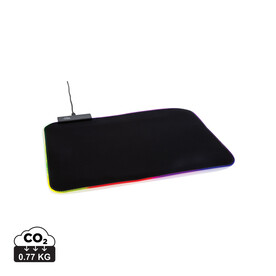 RGB Gaming Mauspad schwarz bedrucken, Art.-Nr. P300.201