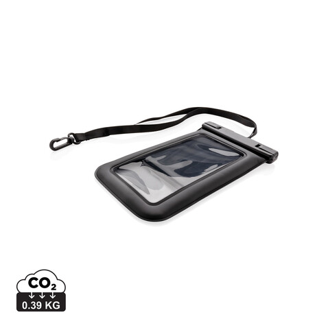IPX8 wasserdichte, schwimmende Telefontasche schwarz bedrucken, Art.-Nr. P301.341 IPX8 wasserdichte, schwimmende Telefontasche schwarz bedrucken, Art.-Nr. P301.341