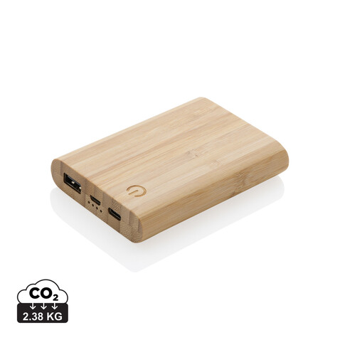 5.000mAh Bambus-Powerbank braun bedrucken, Art.-Nr. P322.259 5.000mAh Bambus-Powerbank braun bedrucken, Art.-Nr. P322.259