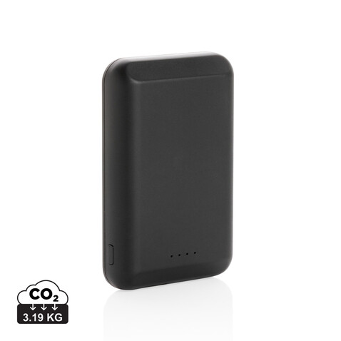 Magnetische 5.000 mAh Wireless Powerbank schwarz bedrucken, Art.-Nr. P322.281 Magnetische 5.000 mAh Wireless Powerbank schwarz bedrucken, Art.-Nr. P322.281