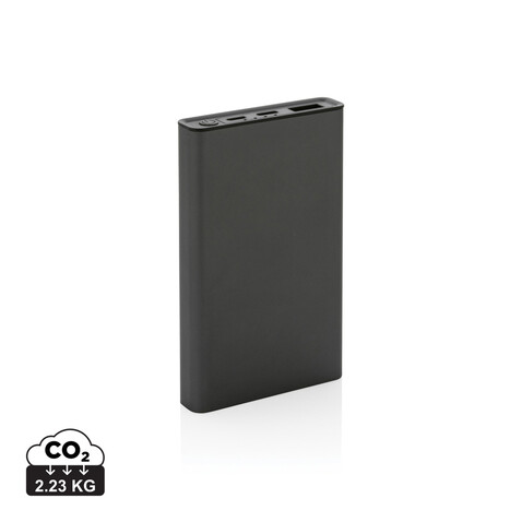 Terra 5.000 mAhPowerbank aus RCS recyceltem Aluminium grau bedrucken, Art.-Nr. P322.682 Terra 5.000 mAhPowerbank aus RCS recyceltem Aluminium grau bedrucken, Art.-Nr. P322.682