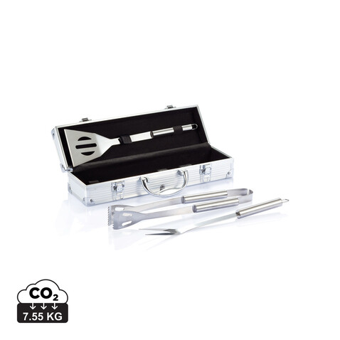 Grillset Classic silber, schwarz bedrucken, Art.-Nr. P422.172 Grillset Classic silber, schwarz bedrucken, Art.-Nr. P422.172