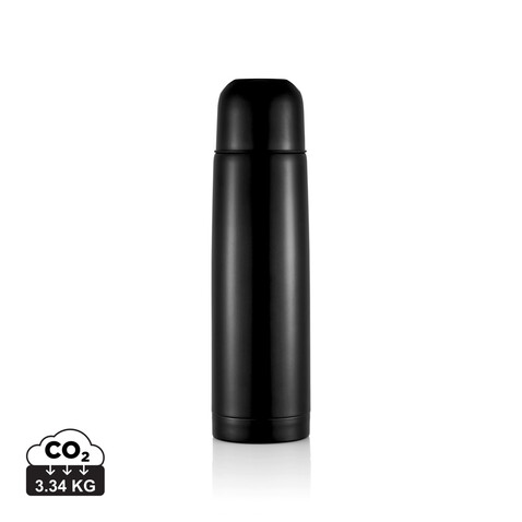 Isolierflasche Mono schwarz bedrucken, Art.-Nr. P430.111