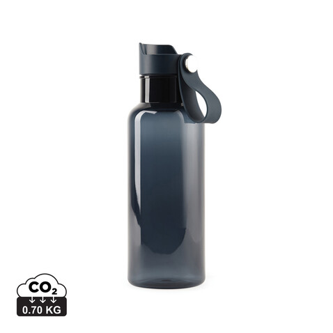 VINGA Balti 600ml Flasche aus RCS recyceltem PET navy blau bedrucken, Art.-Nr. V433015 VINGA Balti 600ml Flasche aus RCS recyceltem PET navy blau bedrucken, Art.-Nr. V433015